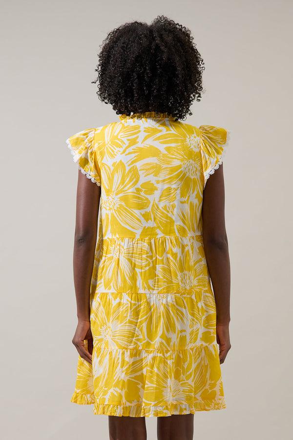 Sugarlips Joni Floral Yodi Shift Mini Dress