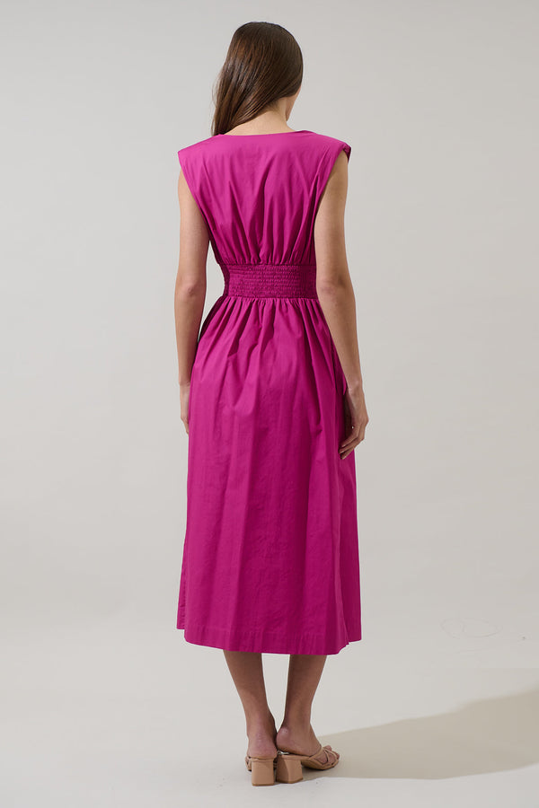 Sugarlips Joslyn Two-way Zipper Midi Dress