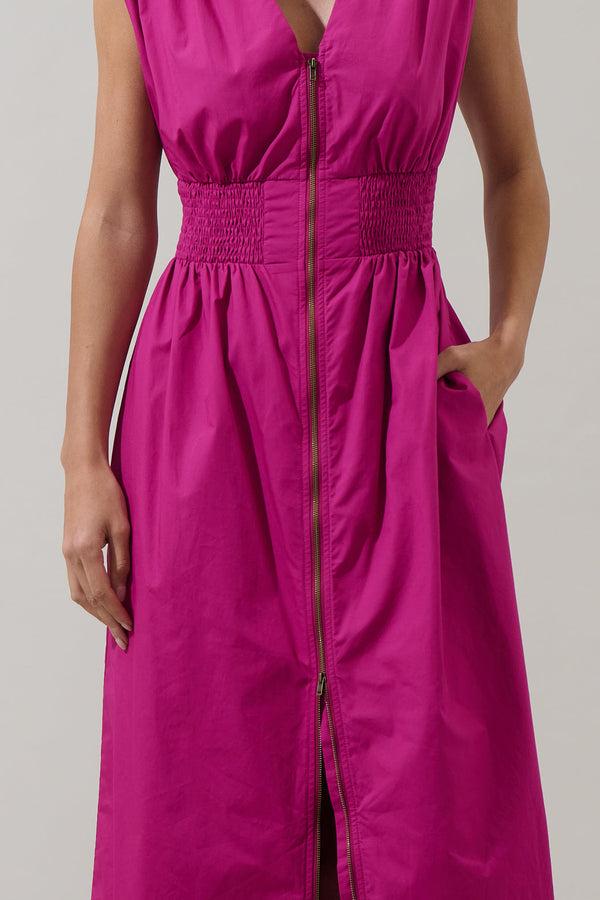 Sugarlips Joslyn Two-way Zipper Midi Dress