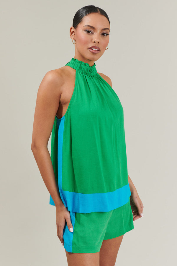 Sugarlips Judy Diedra Color Block Top