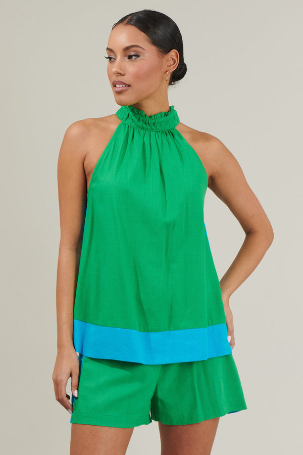 sugarlips Judy Diedra Color Block Top
