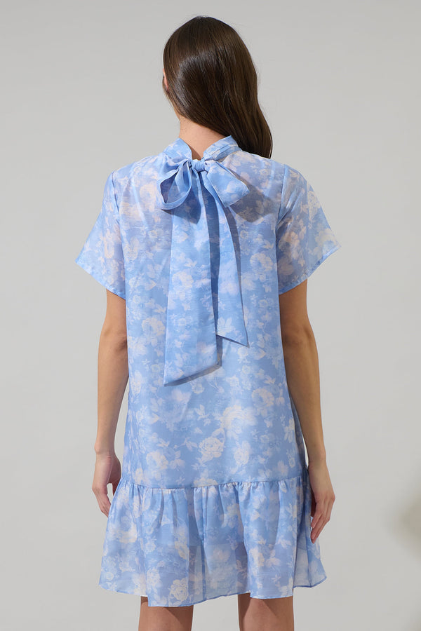 Sugarlips Jule Floral Berny Organza Mini Dress