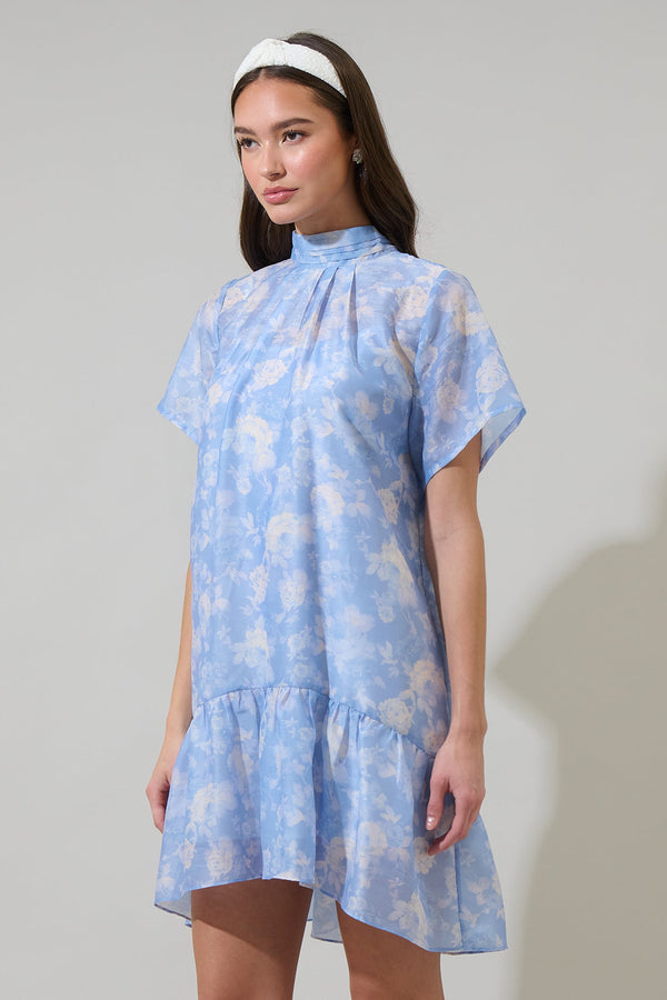 Sugarlips Jule Floral Berny Organza Mini Dress