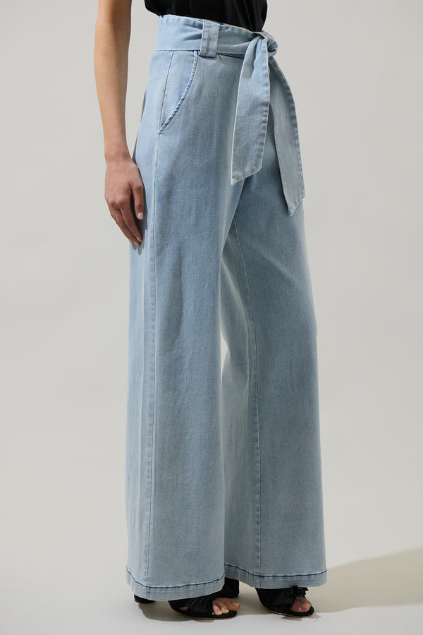Sugarlips June Denim Wanetta Wide Leg Pants