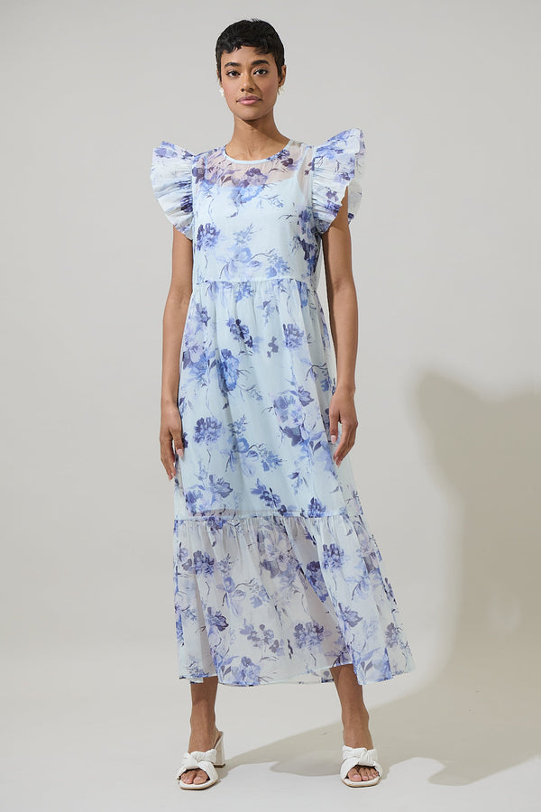 Sugarlips Kalla Organza Julin Midi Dress