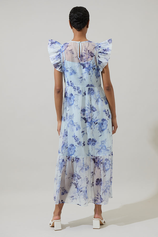 Sugarlips Kalla Organza Julin Midi Dress