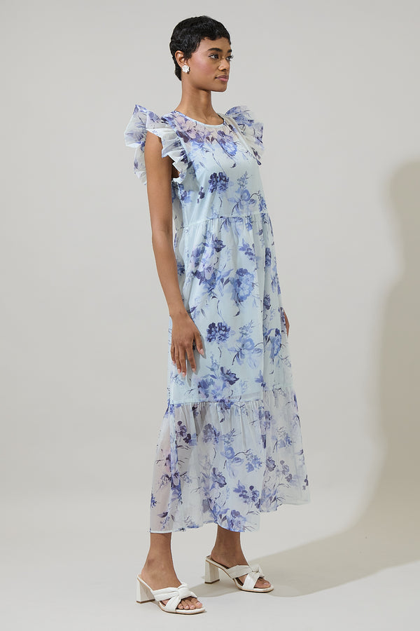 Sugarlips Kalla Organza Julin Midi Dress