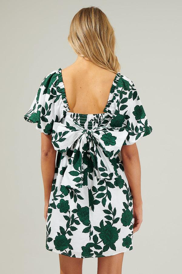 Sugarlips Kane Floral Marion Babydoll Mini Dress