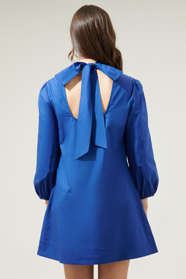 Sugarlips Karina Mock Neck Mini Dress
