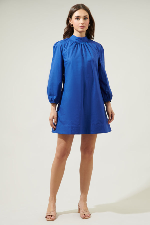 Sugarlips Karina Mock Neck Mini Dress