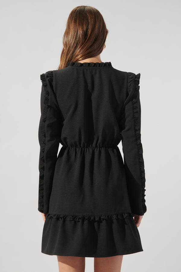 Sugarlips Karly Ruffle Frilled Shift Dress