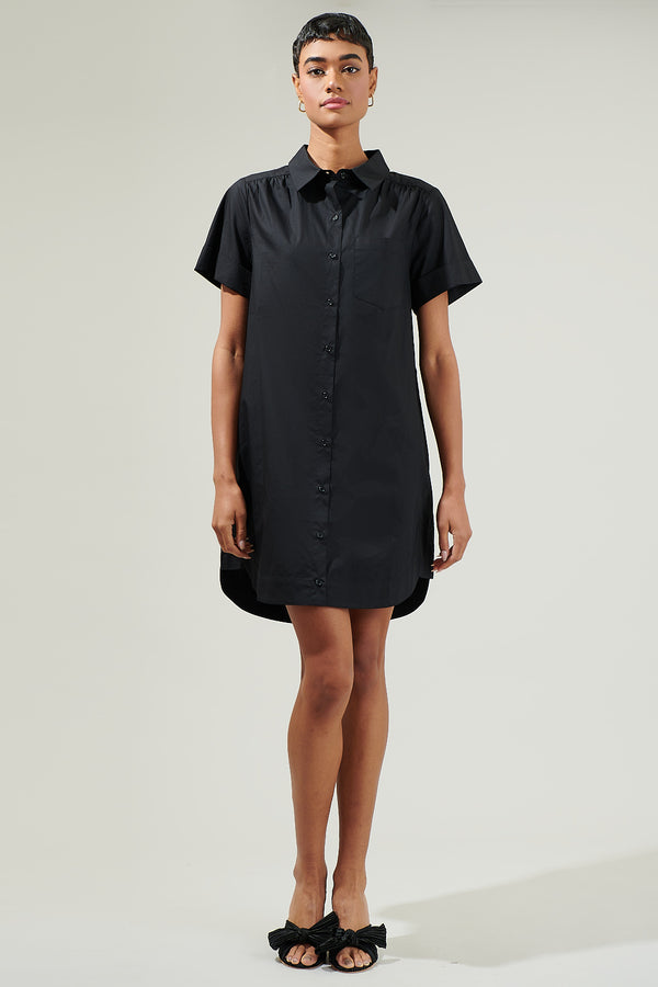 Sugarlips Kaylee Button Down Shirt Dress