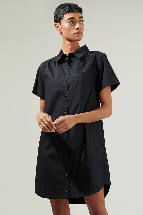 sugarlips Kaylee Button Down Shirt Dress