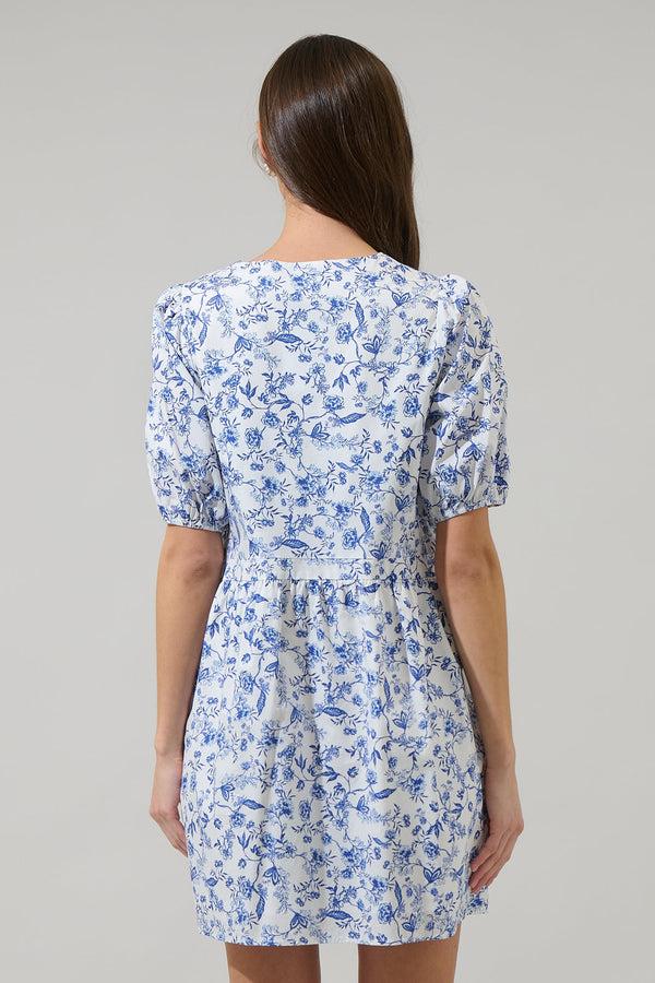 Sugarlips Kearny Floral Jerome Shift Mini Dress