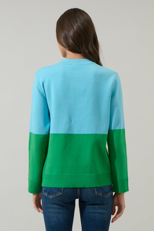 Sugarlips Kelsey's Farm Multi Knit Sweater