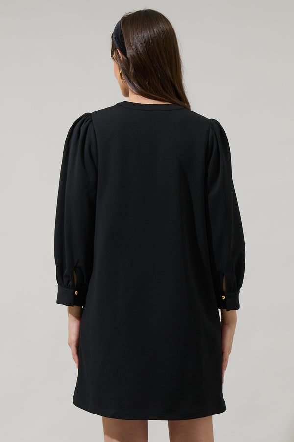 Sugarlips Kenny Button Up Shift Mini Dress