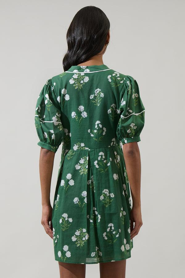 Sugarlips Kestrel Floral Fawna Shift Mini Dress