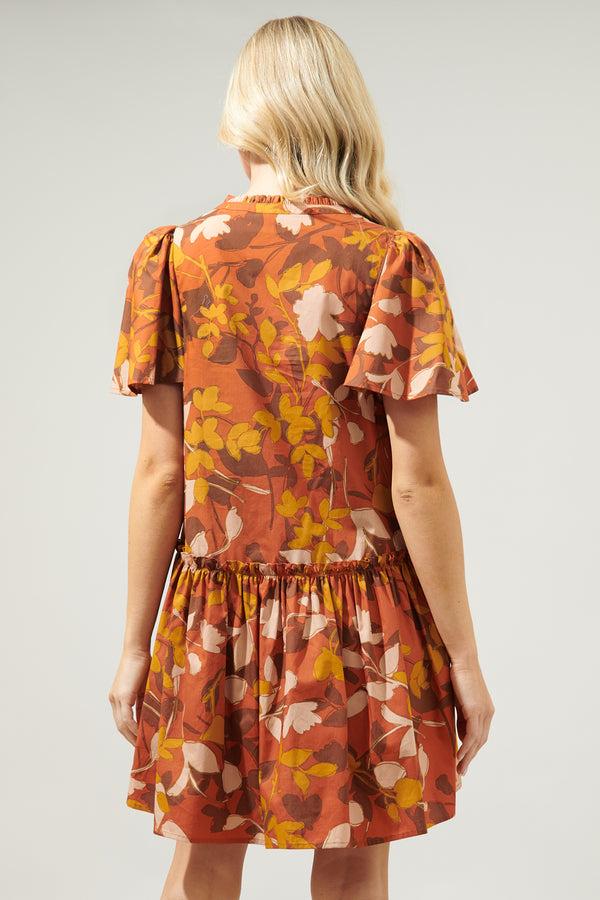 Sugarlips Khol Maple Rock A By Trapeze Mini Dress