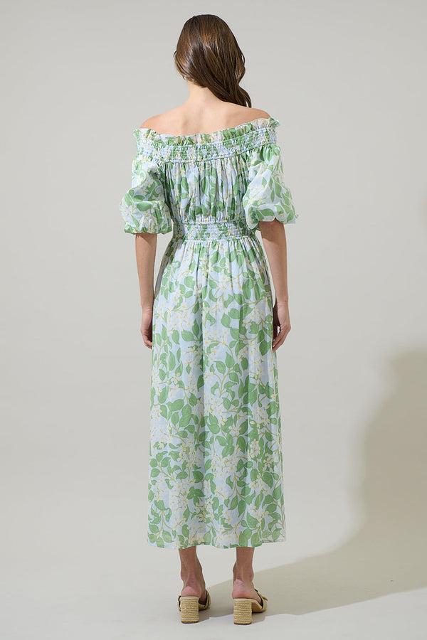 Sugarlips Kiany Floral Magna Town Midi Dress