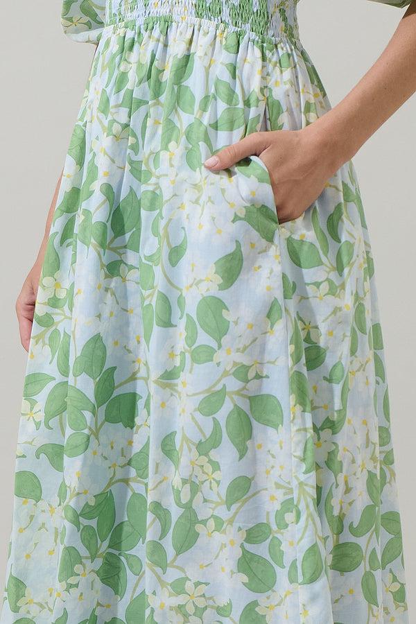 Sugarlips Kiany Floral Magna Town Midi Dress