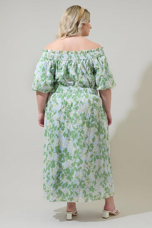 Sugarlips Kiany Floral Magna Town Midi Dress Curve