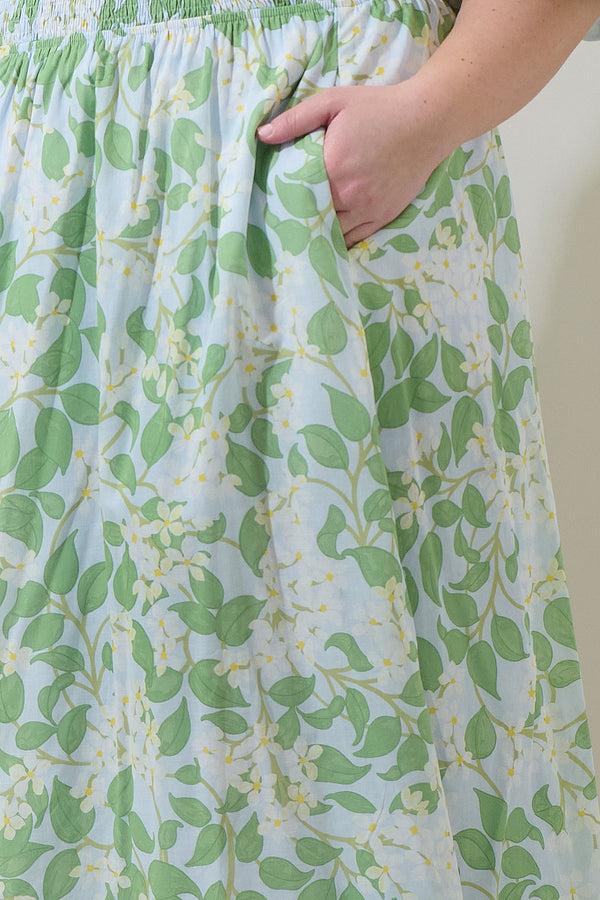 Sugarlips Kiany Floral Magna Town Midi Dress Curve