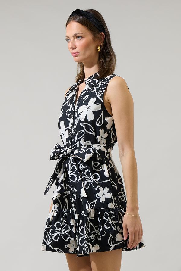 Sugarlips Kianza Floral Simani Shift Mini Dress