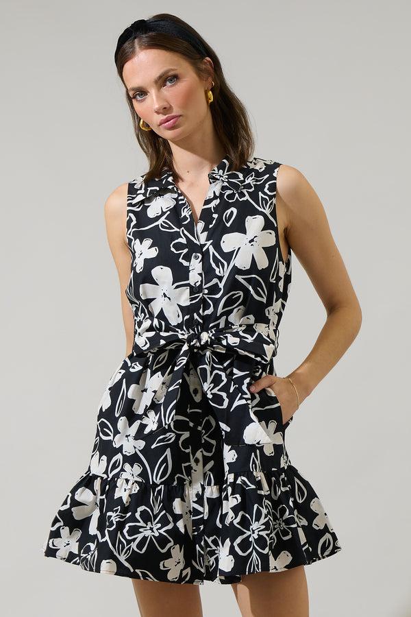 sugarlips Kianza Floral Simani Shift Mini Dress
