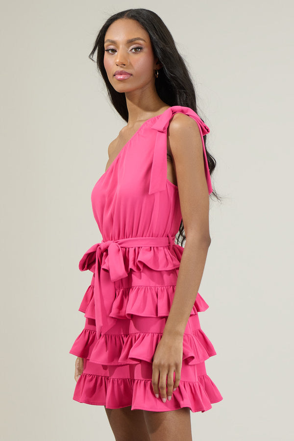Sugarlips Kiara Tiered Ruffle Mini Dress