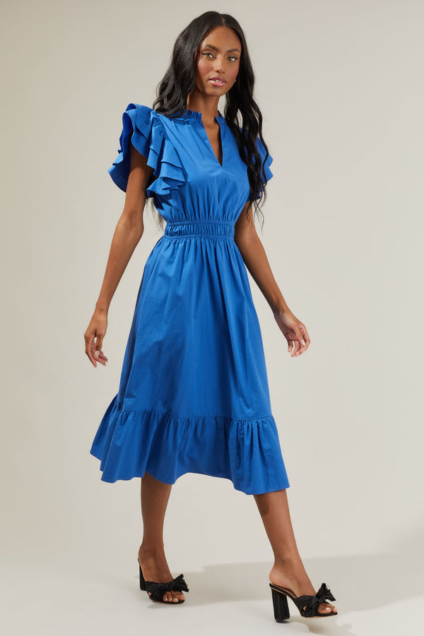Sugarlips Kinny Poplin Maxi Dress