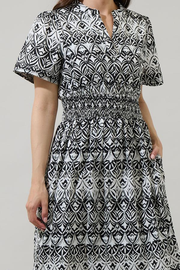 Sugarlips La Palma Floral Belraj Poplin Maxi Dress