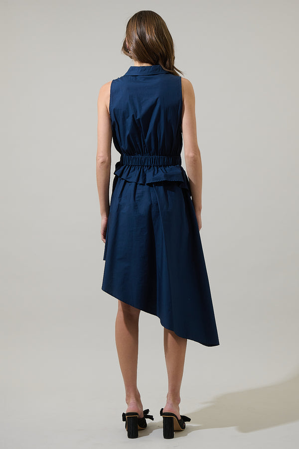 Sugarlips Lacie Asymmetrical Midi Dress