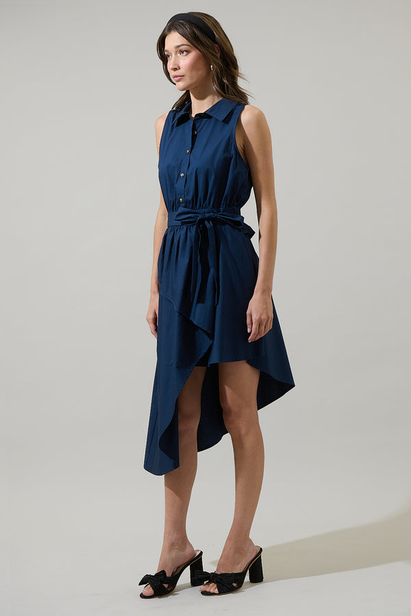 Sugarlips Lacie Asymmetrical Midi Dress