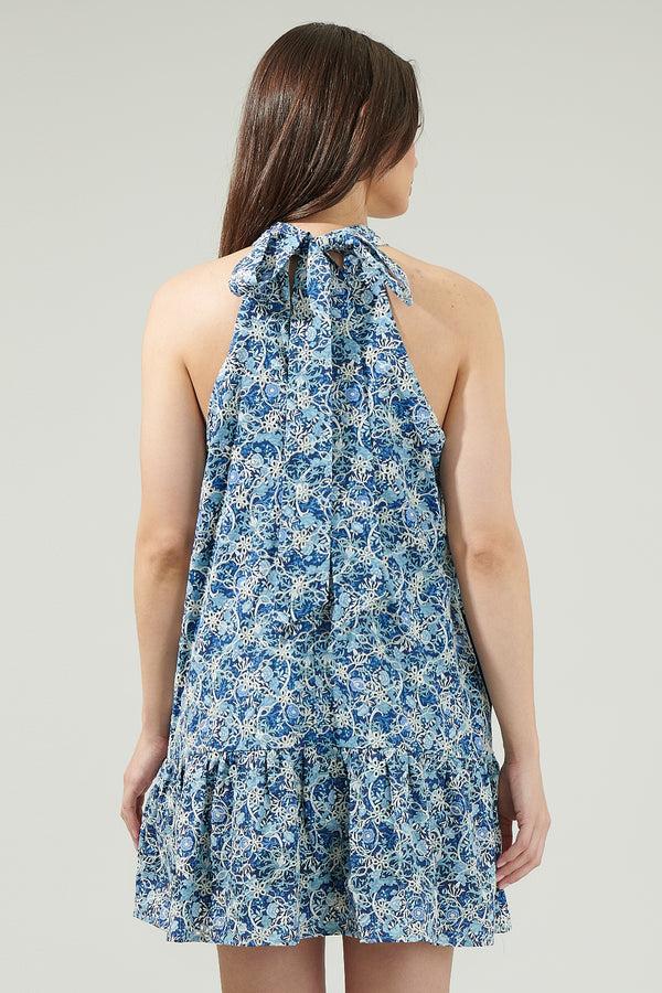 Sugarlips Laly Embroidered Mini Ruffle Dress