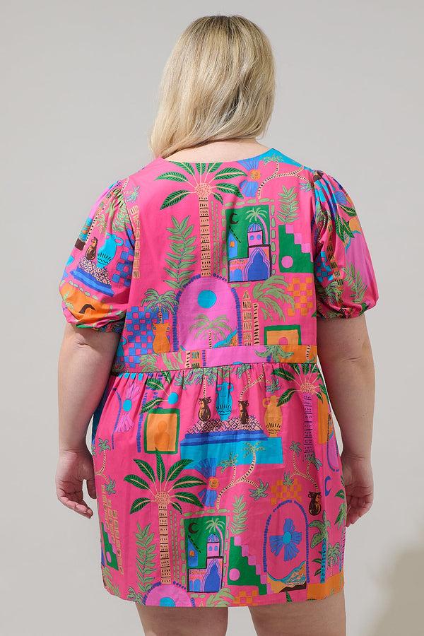 Sugarlips Lanus City Jerome Shift Mini Dress Curve