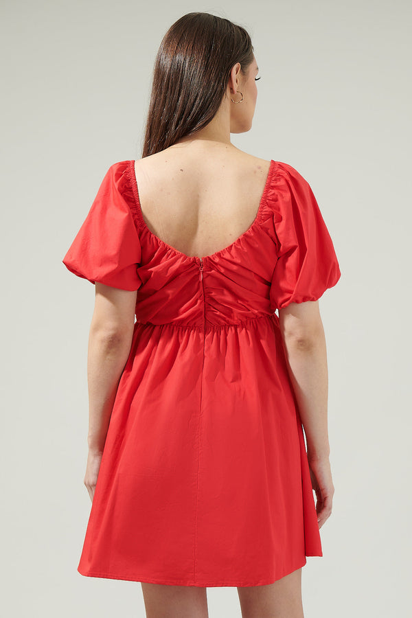 Sugarlips Leandra Poplin Mini Dress