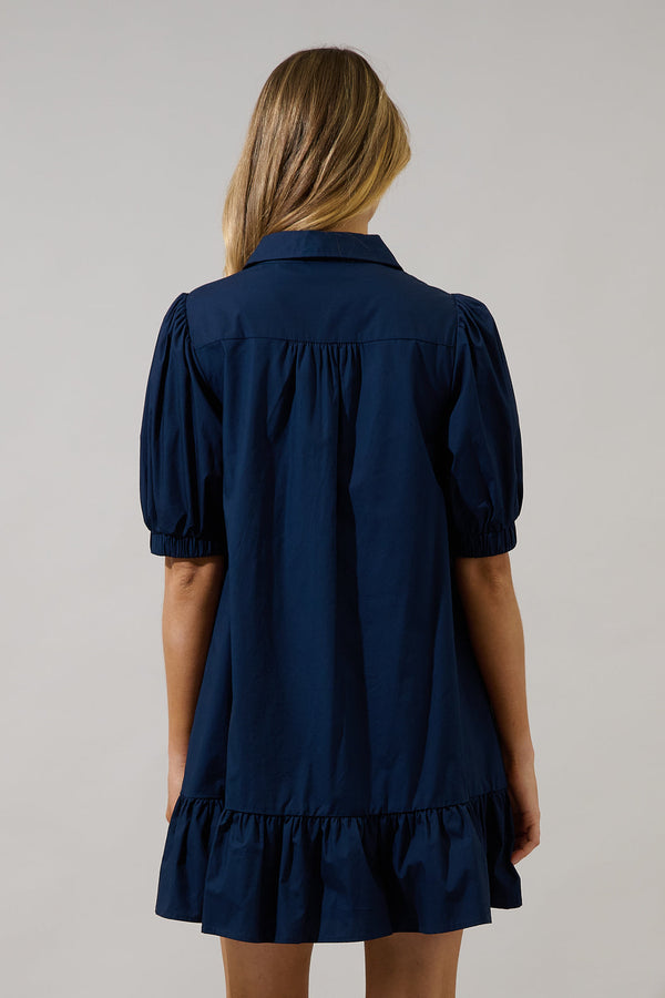 Sugarlips Levy Button Down Shift Dress