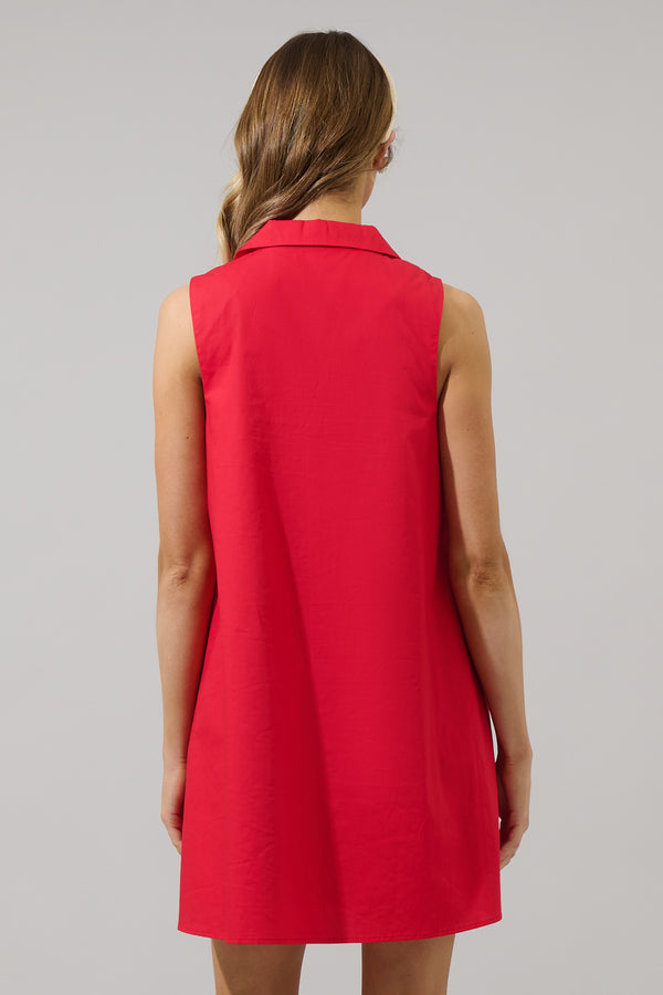 Sugarlips Lexya Collared Shift Mini Dress