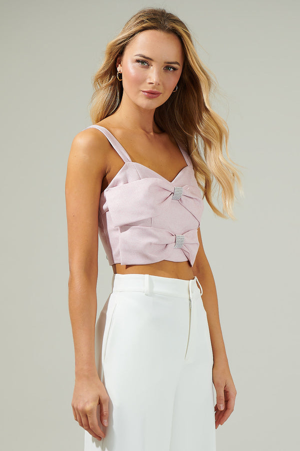 Sugarlips Lina Bow Crop Top