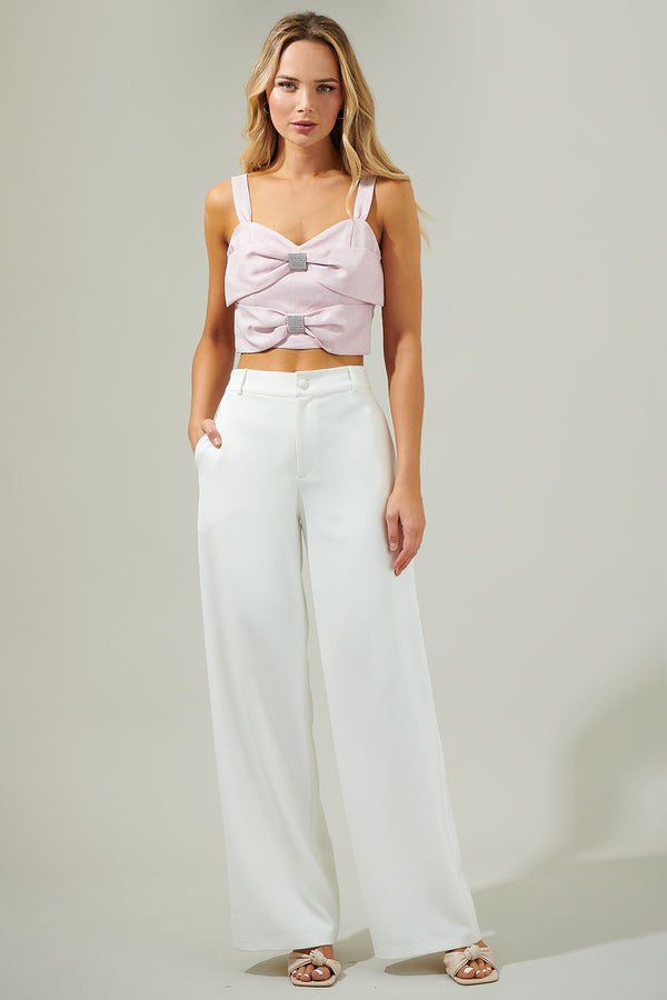 Sugarlips Lina Bow Crop Top
