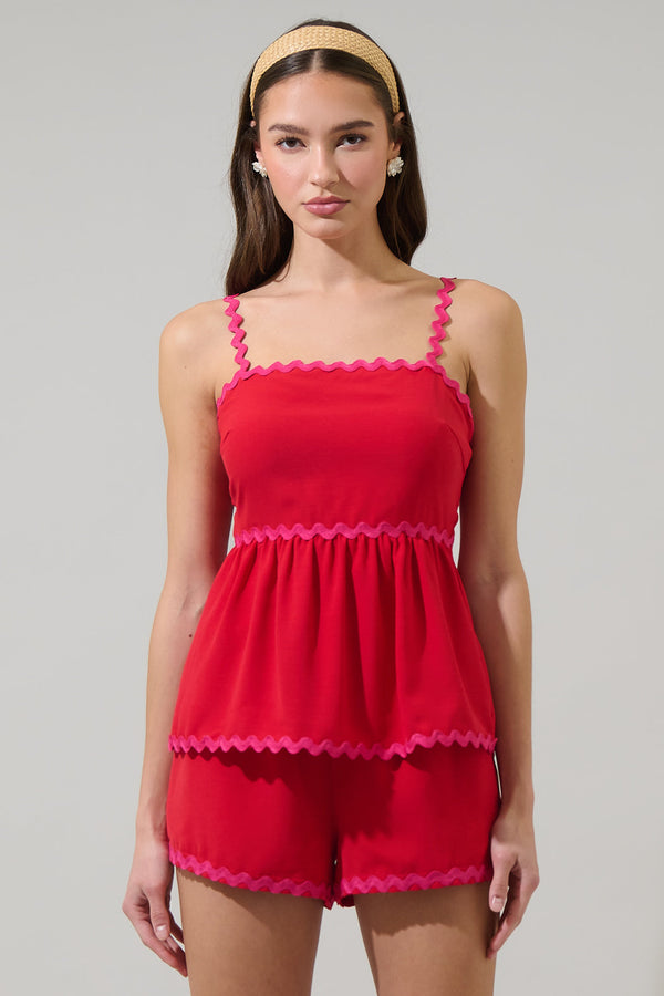 sugarlips Liora Peplum Top