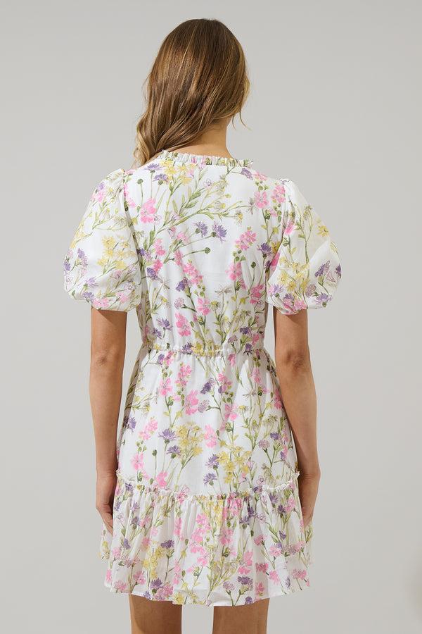 Sugarlips Lita Floral Noella Shift Mini Dress