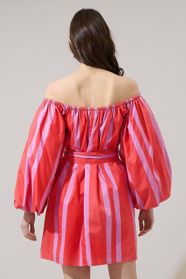 Sugarlips Livia Striped Zera Mini Dress