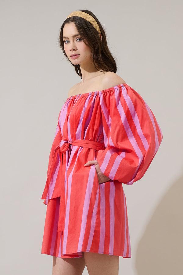 Sugarlips Livia Striped Zera Mini Dress