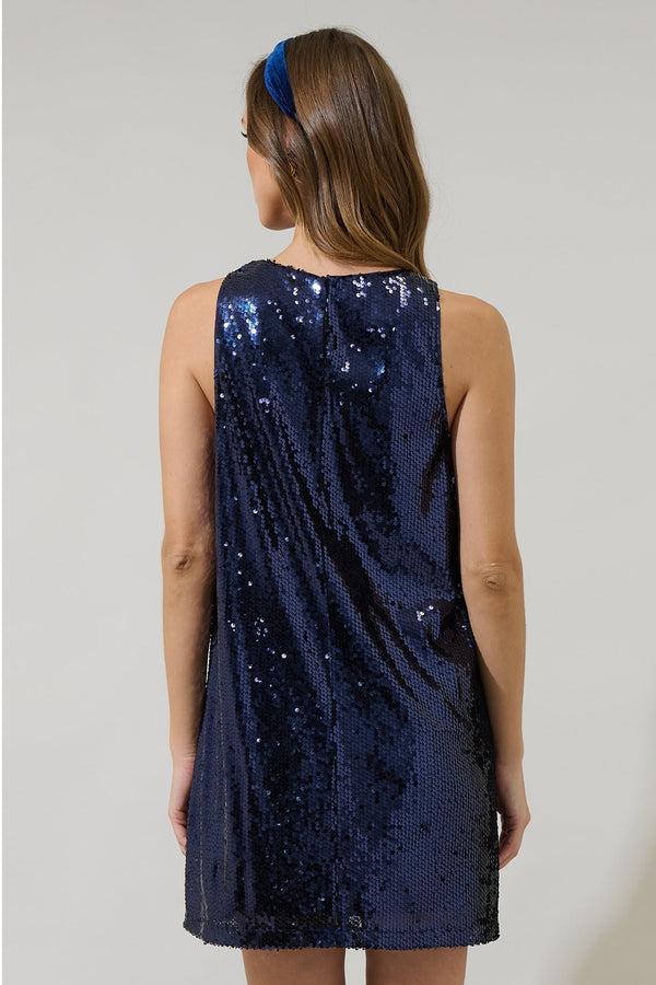Sugarlips Liviana Sequin Sleeveless Mini Dress