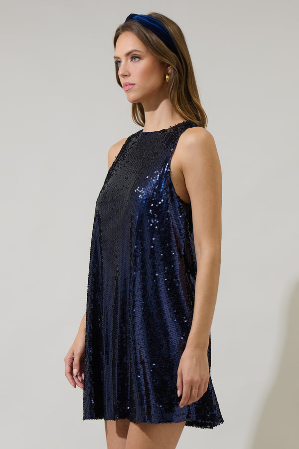 Sugarlips Liviana Sequin Sleeveless Mini Dress