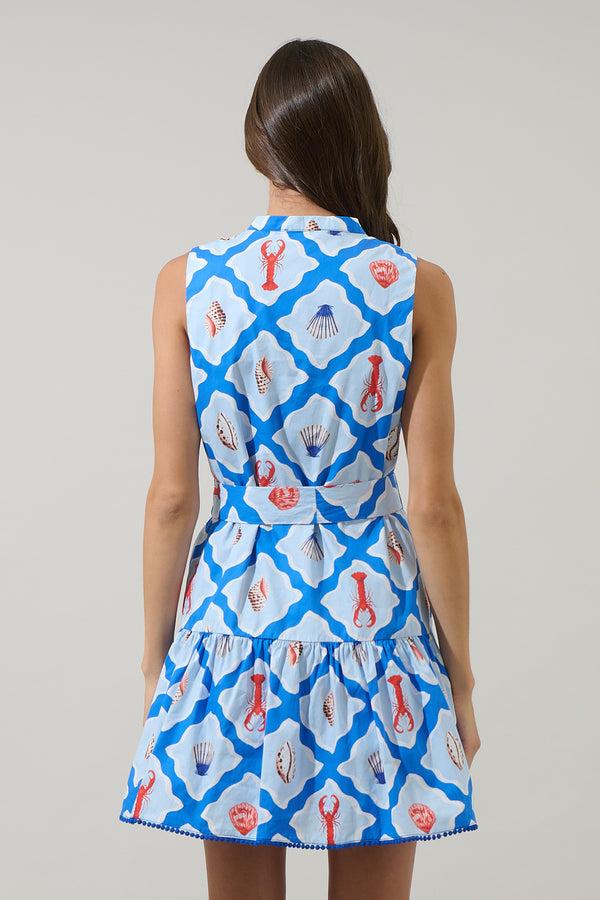 Sugarlips Lobster Bay Vilma Sleeveless Mini Dress