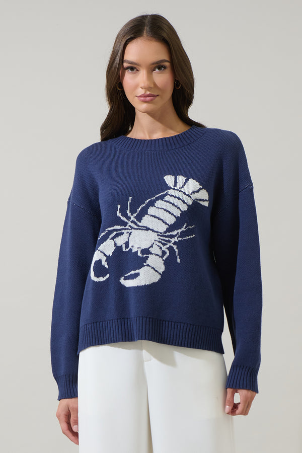 Sugarlips Lobster Roll Crewneck Sweater