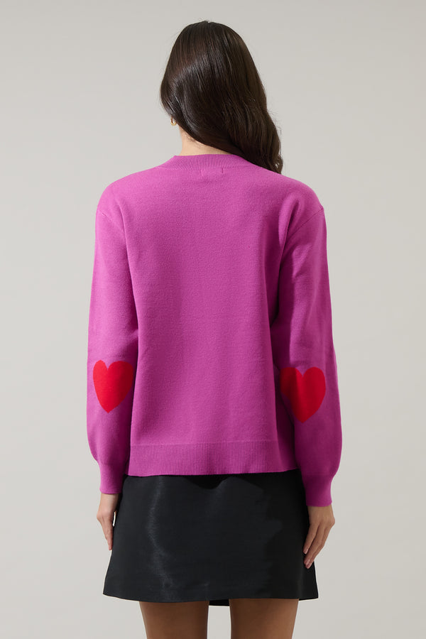 Sugarlips Lumia Heart Pull Over Sweater