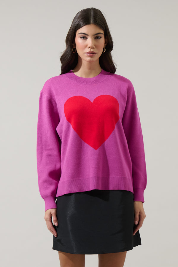 sugarlips Lumia Heart Pull Over Sweater